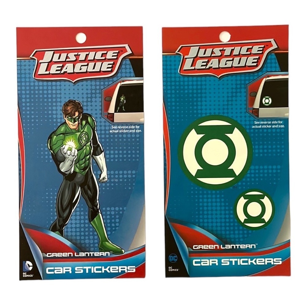 Justice League Car‎ Decal Green Lantern DC Comic USA Car Stickers and Green Logo